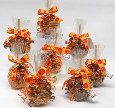 CHOCOLATE & CARAMEL APPLE DECORATED