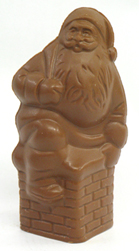 APPROX 10oz HOLLOW SANTA ON CHIMNEY NOT AVAILABLE