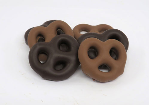 CHOCOLATE COVERED PRETZELS $18.95lb