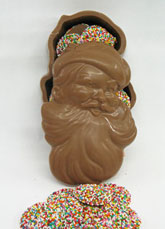 16oz SANTA FACE CHOCOLATE BOX W/NP